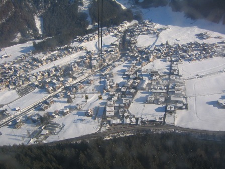 Mayrhofen pogled na naselje